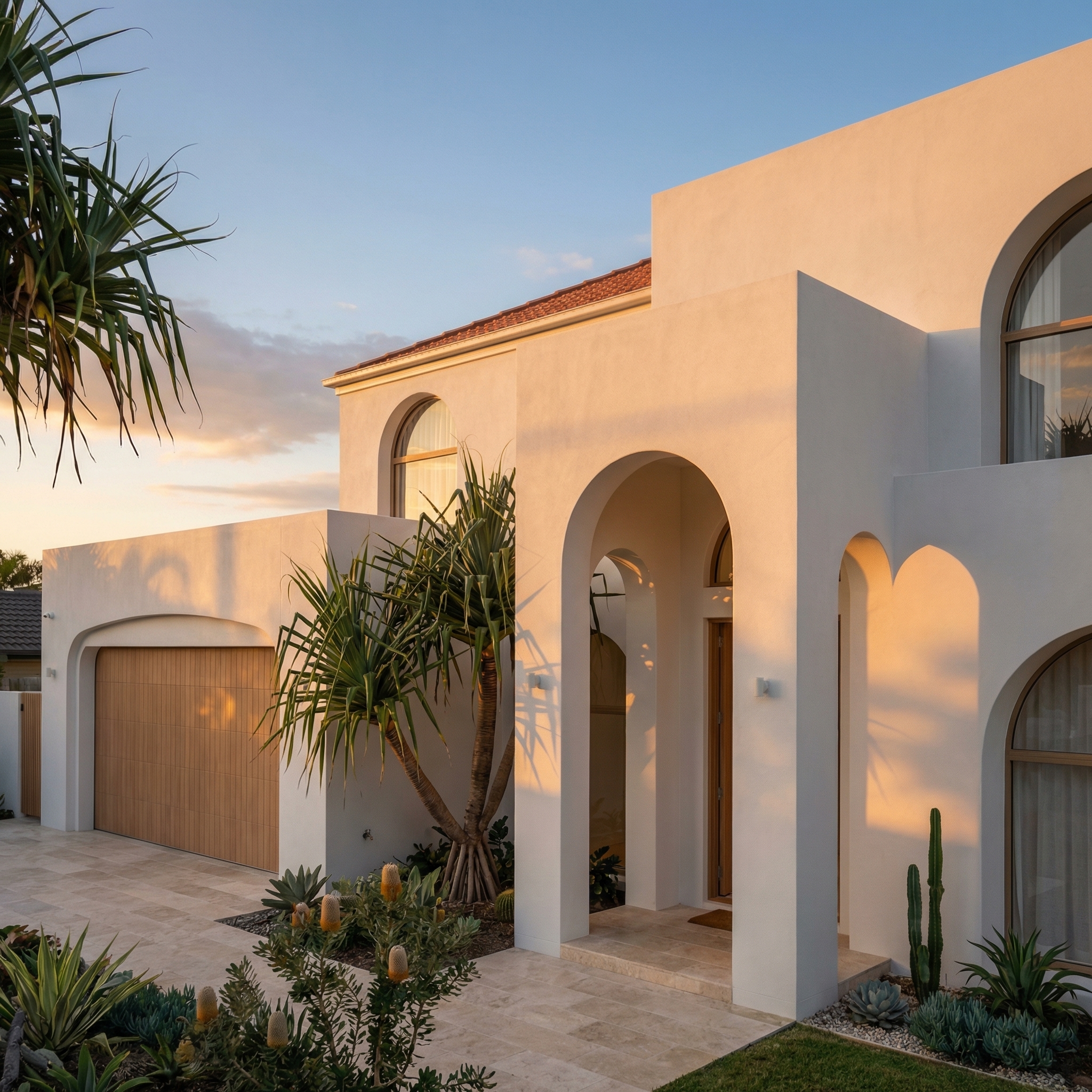 Verandah of a contemporary home in Kin Kin, Queensland