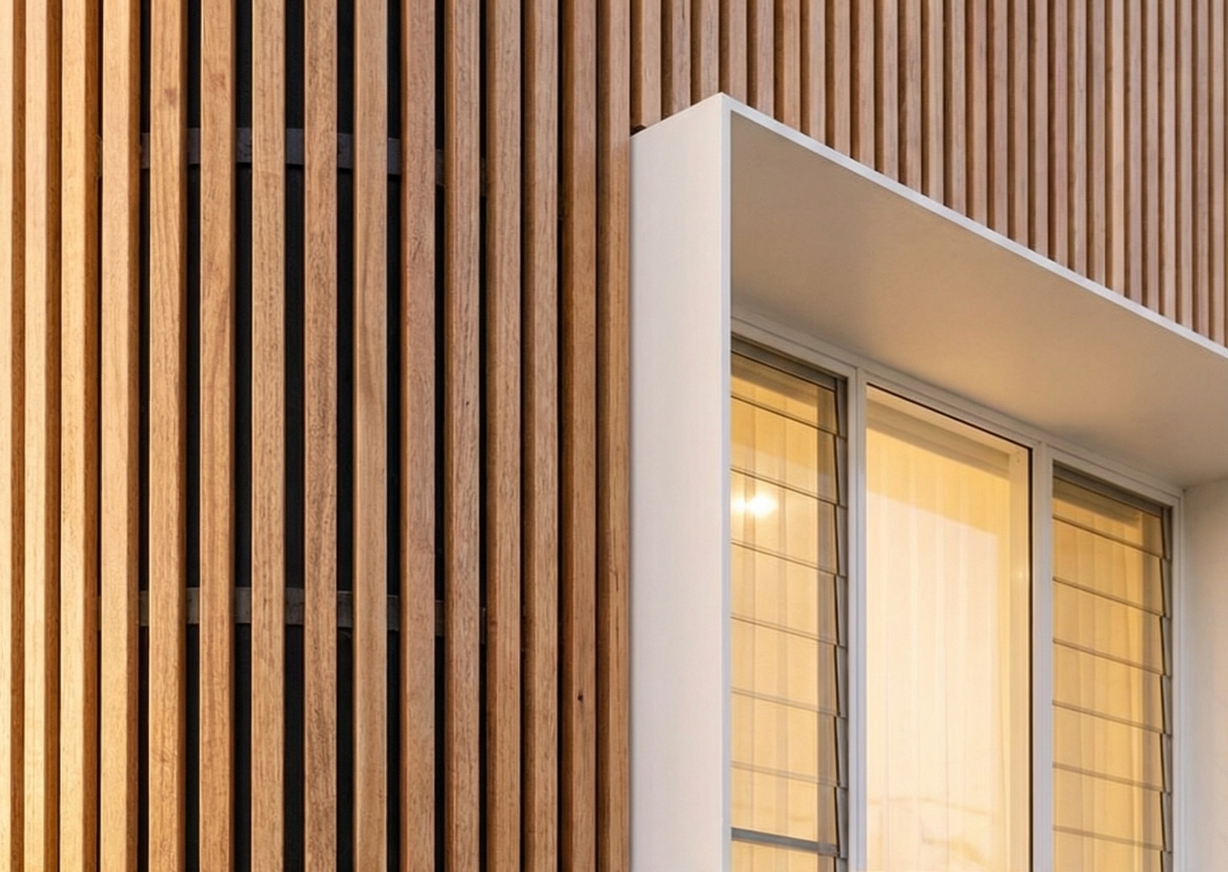 Custom home exterior detail