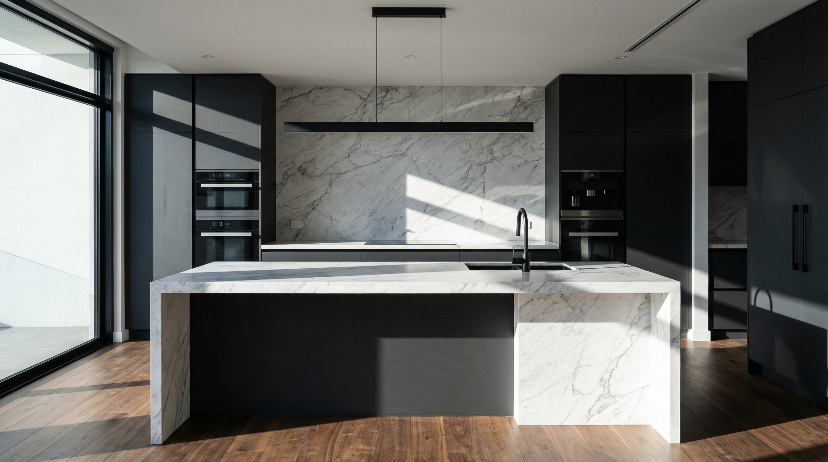 Acreage home interior — bespoke material palette