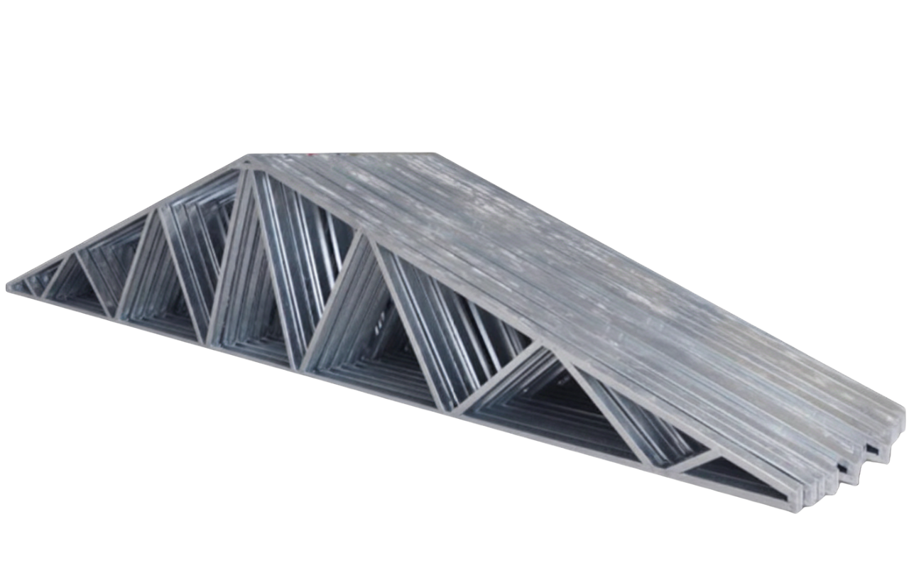 Engineered steel roof truss