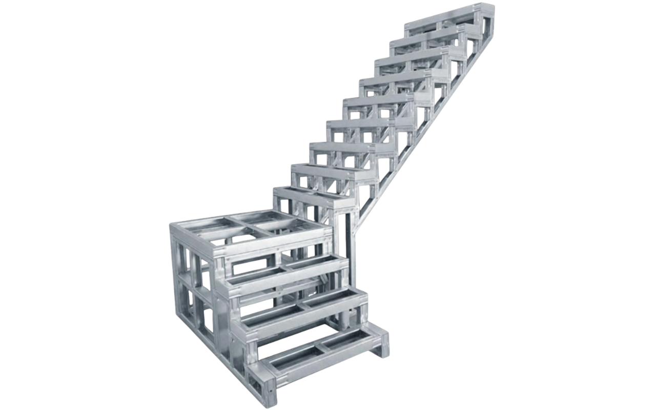 Various steel framing components