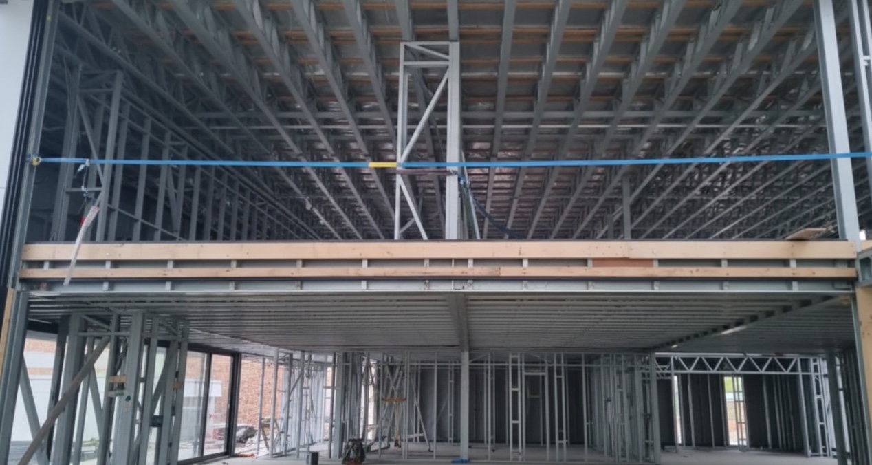steel frame balcony